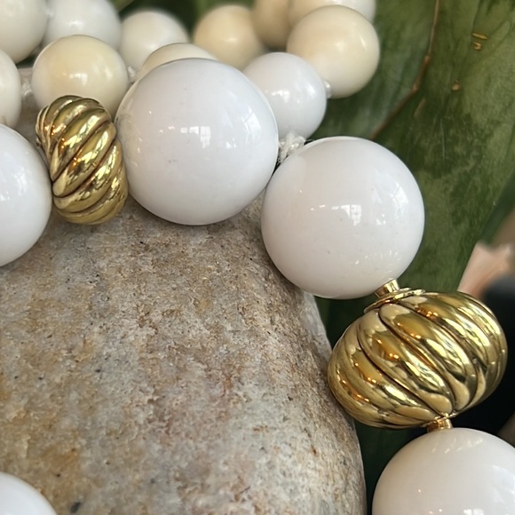 18 karat gold and agate David Yurman necklace - Picture 3 of 5